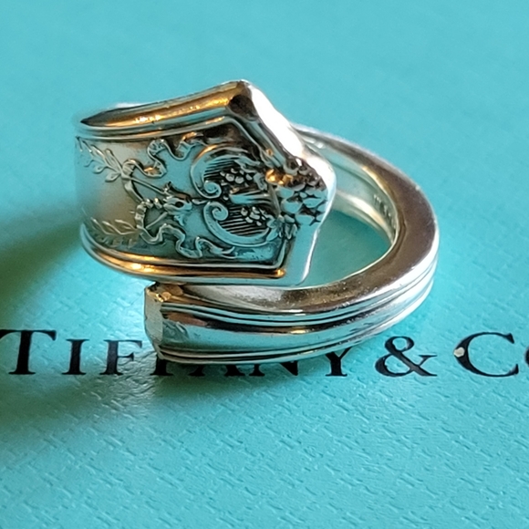 1909 Tiffany & Company Winthrop Spoon Ring in Sterling Silver #3 - Picture 9 of 14